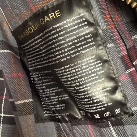 BARBOUR INTERNATIONAL WOMEN'S INTERNATIONAL WAX JACKET - BLACK NWOT - Picture 13 of 14